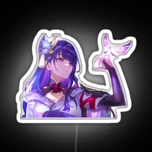 Raiden Shogun RGB Neon Sign