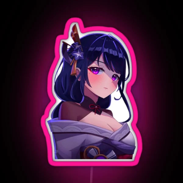 Raiden Shogun RGB Neon Sign