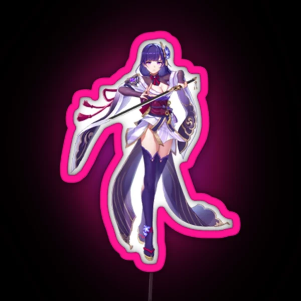 Raiden Shogun RGB Neon Sign