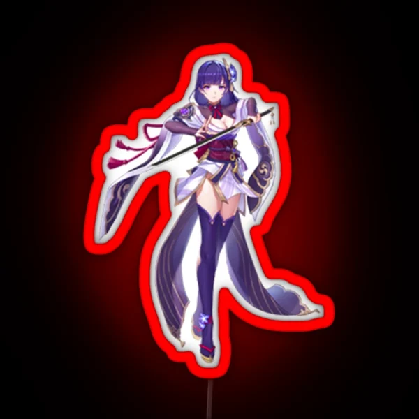 Raiden Shogun RGB Neon Sign