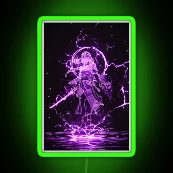 Raiden Shogun RGB Neon Sign