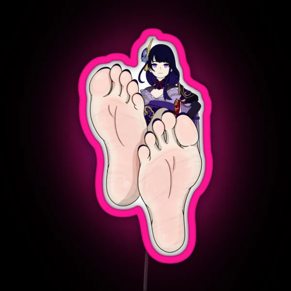 Raiden Shogun RGB Neon Sign