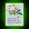 Vintage Inspired Rainy Day Motif Les Mis Quotes Neon Sign Decor