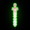 Vibrant Rainbow Neon Sign for Tabletop RPG Game Rooms and Bars
