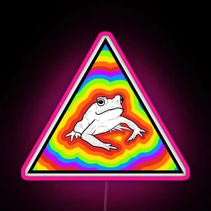 Rainbow Frog 2 RGB Neon Sign