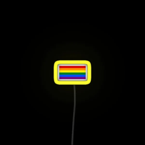 Rainbow Pride Flag RGB Neon Sign