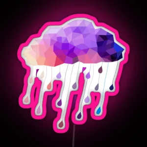 Raindrop Cloud RGB Neon Sign