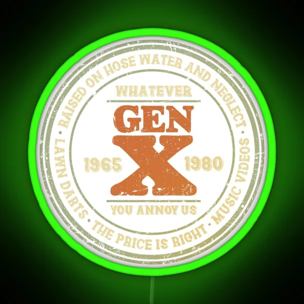 Raised On Hose Water And Neglect RGB Neon Sign