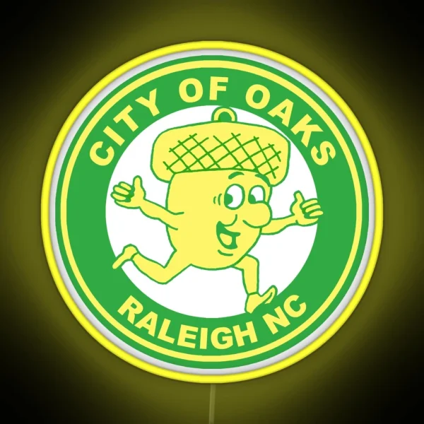 Raleigh Acorn Guy RGB Neon Sign