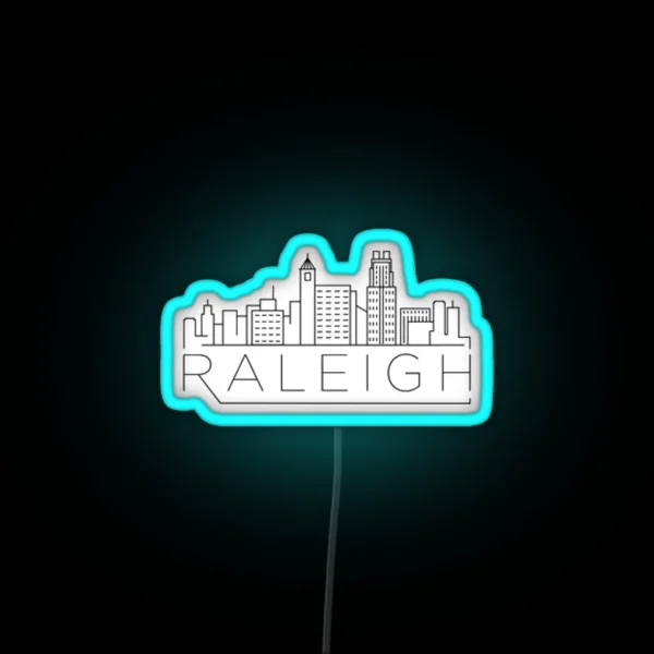 Raleigh Led And Postcard RGB Neon Sign