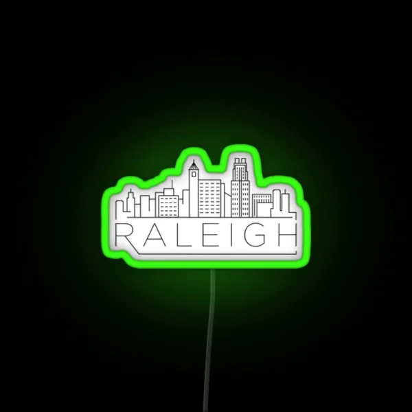 Raleigh Led And Postcard RGB Neon Sign