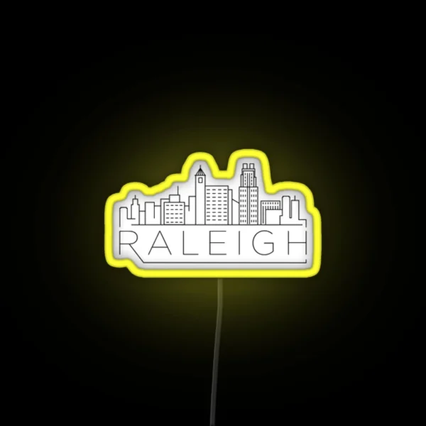 Raleigh Led And Postcard RGB Neon Sign