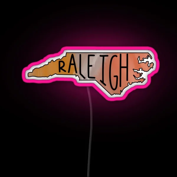 Raleigh Marbled 2 0r RGB Neon Sign