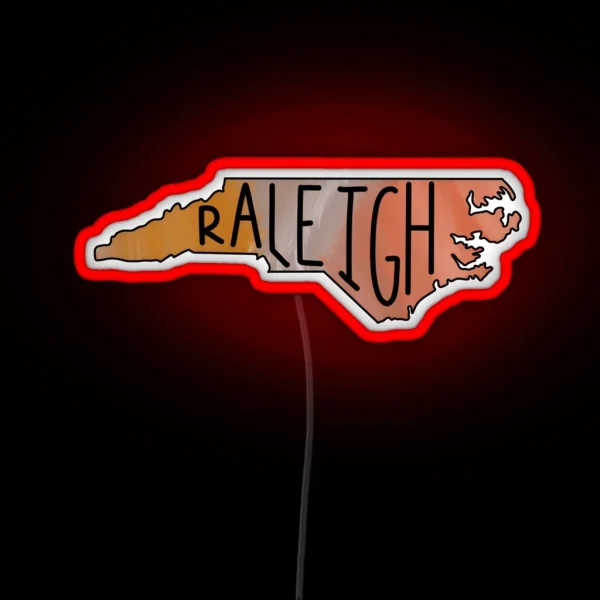 Raleigh Marbled 2 0r RGB Neon Sign