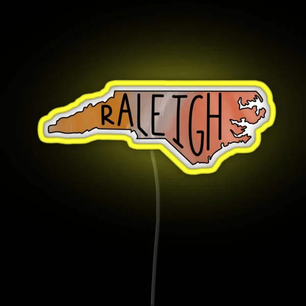 Raleigh Marbled 2 0r RGB Neon Sign