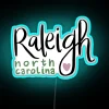Raleigh North Carolina City Skyline RGB Color Changing Neon Sign Illumination