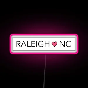 Raleigh NC RGB Neon Sign