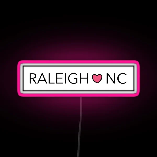 Raleigh NC RGB Neon Sign
