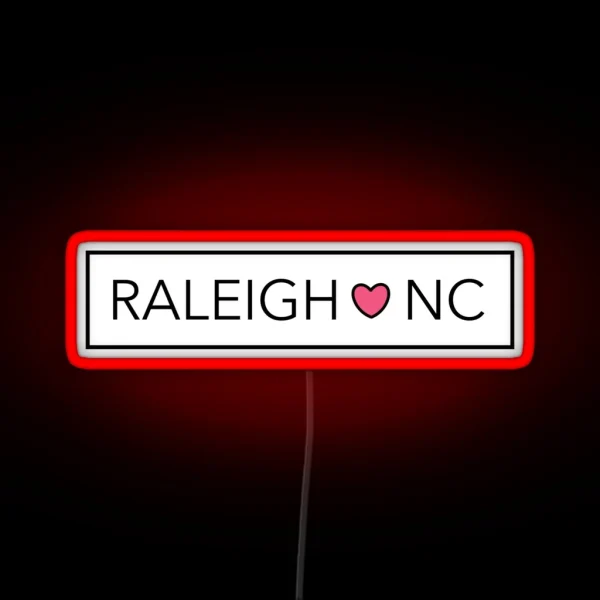 Raleigh NC RGB Neon Sign