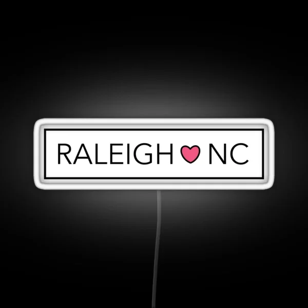Raleigh NC RGB Neon Sign