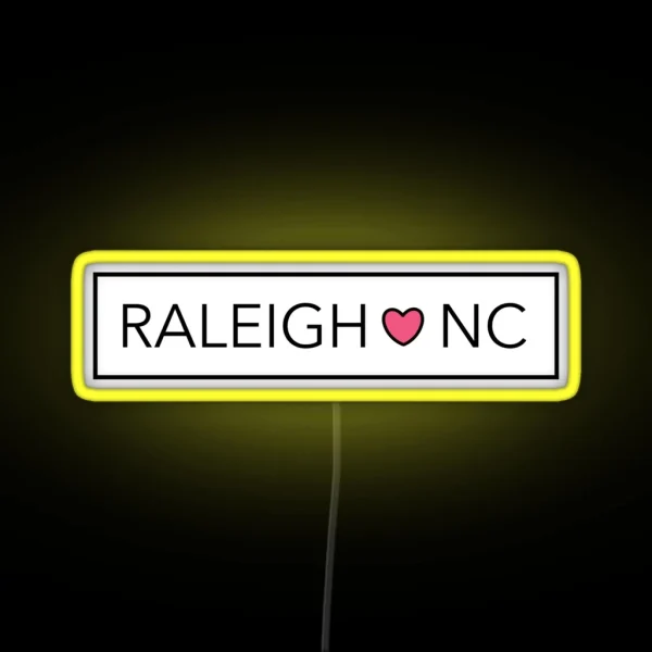 Raleigh NC RGB Neon Sign