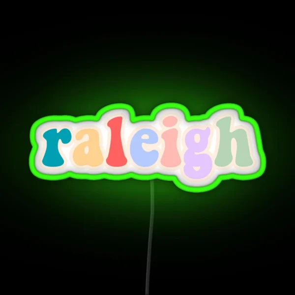 Raleigh RGB Neon Sign