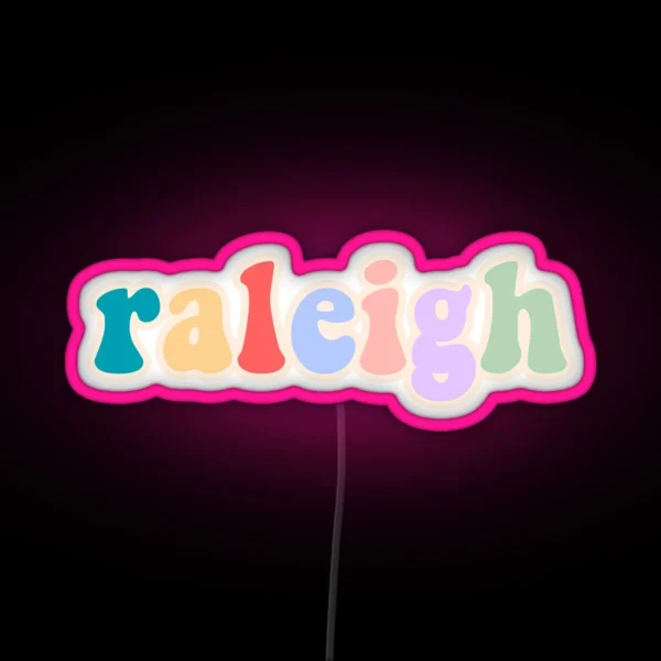 Raleigh RGB Neon Sign