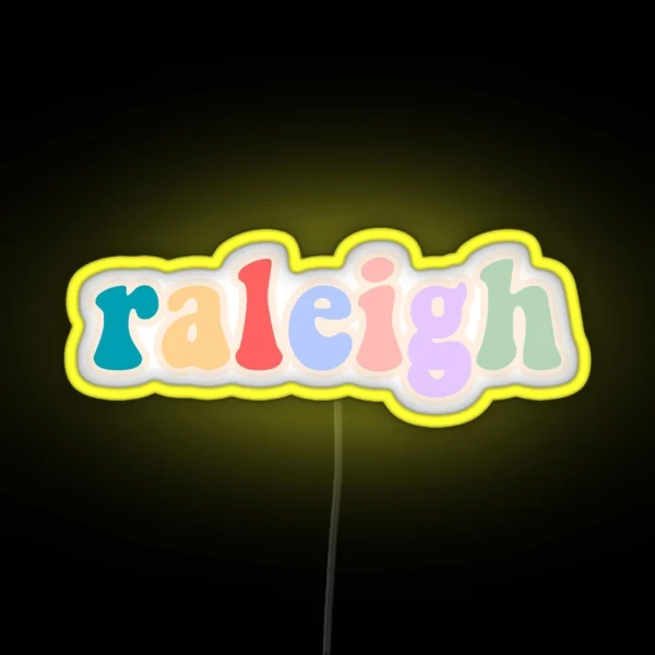 Raleigh RGB Neon Sign