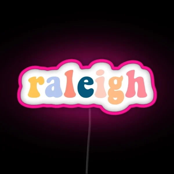 Raleigh RGB Neon Sign