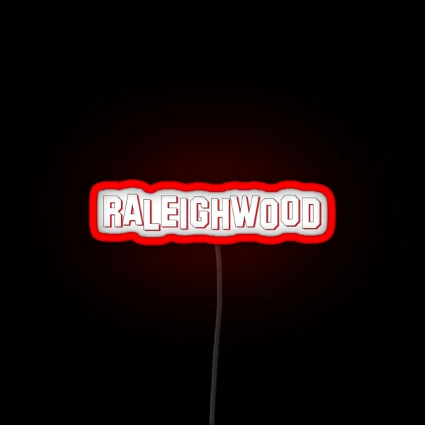 Raleighwood Raleigh NC RGB Neon Sign