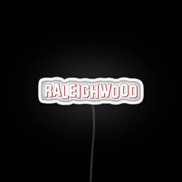 Raleighwood Raleigh NC RGB Neon Sign