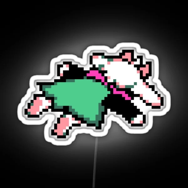 Ralsei Splat RGB Neon Sign