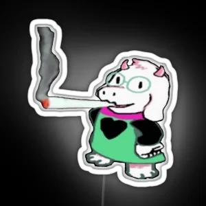 Ralsei Weed RGB Neon Sign
