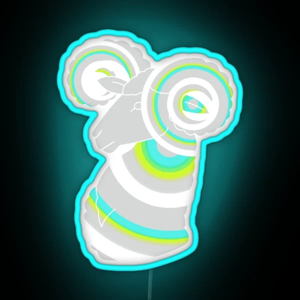 Ram Legendary Animals RGB Neon Sign
