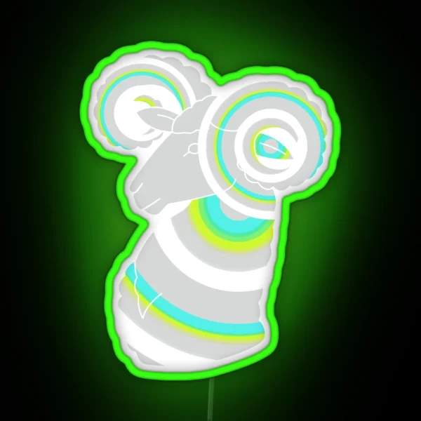 Ram Legendary Animals RGB Neon Sign