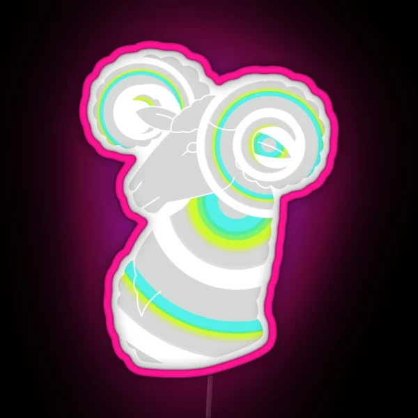 Ram Legendary Animals RGB Neon Sign