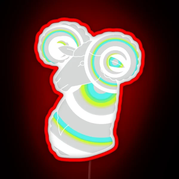 Ram Legendary Animals RGB Neon Sign