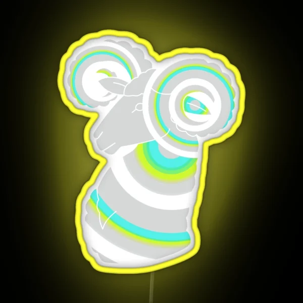 Ram Legendary Animals RGB Neon Sign