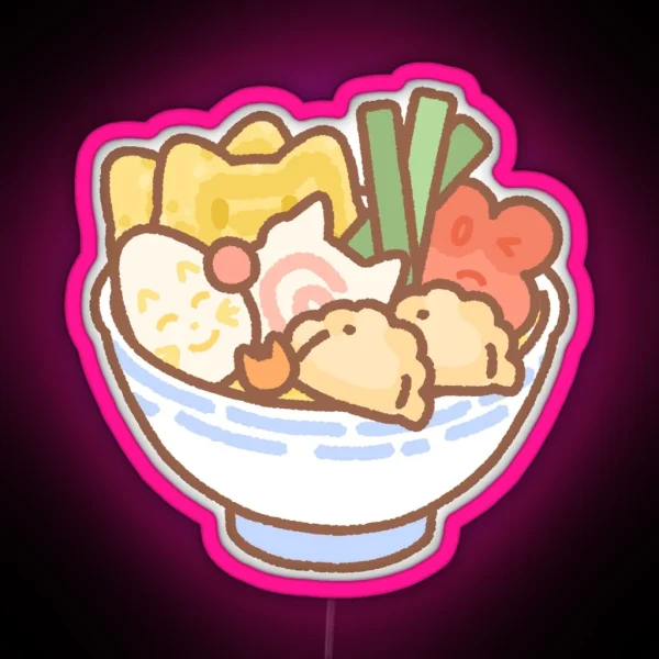 Ramen Cat RGB Neon Sign
