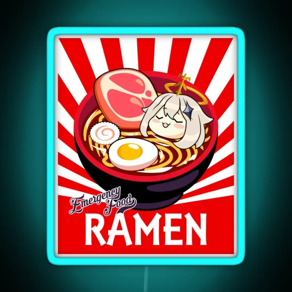 Ramen Emergency Food RGB Neon Sign
