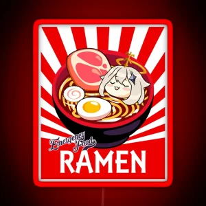 Ramen Emergency Food RGB Neon Sign