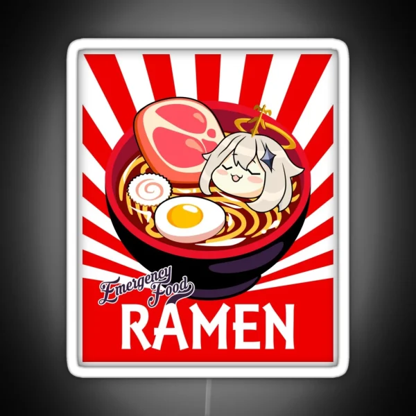 Ramen Emergency Food RGB Neon Sign