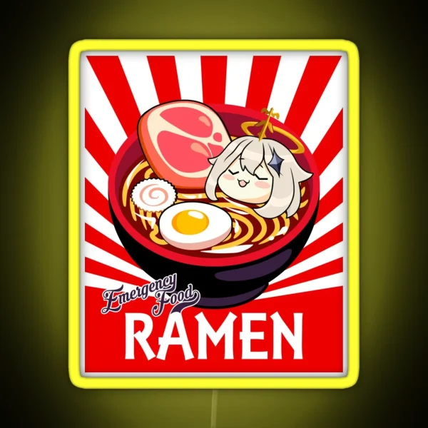 Ramen Emergency Food RGB Neon Sign