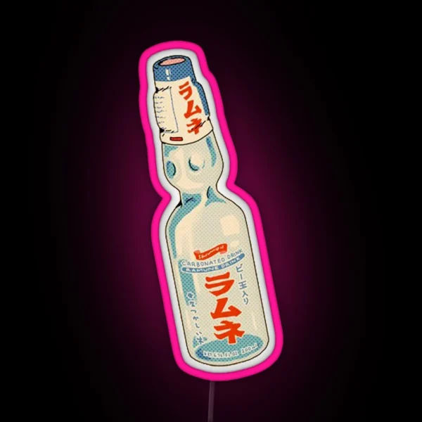 Ramune Japanese Soda Bottle RGB Neon Sign