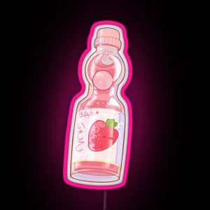 Ramune Strawberry RGB Neon Sign