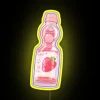 Vibrant strawberry flavored Ramune soda inspired colorful RGB LED display sign