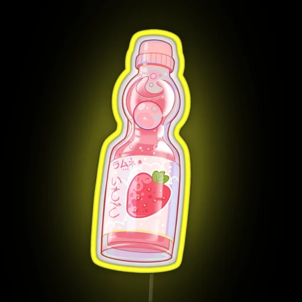 Ramune Strawberry RGB Neon Sign