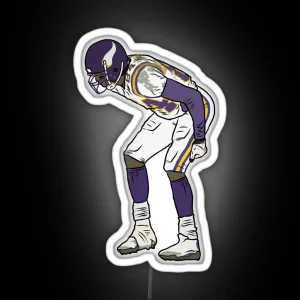 Randy Moss Mooning Celebration RGB Neon Sign