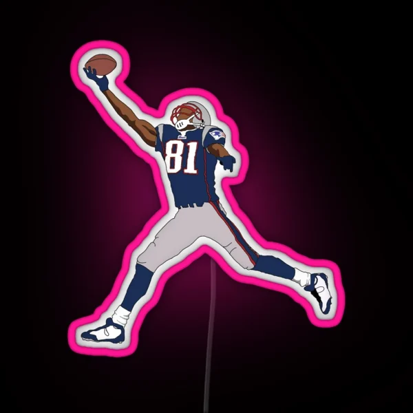 Randy Moss Patriots RGB Neon Sign