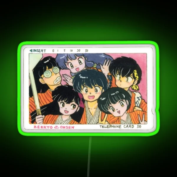 Ranma RGB Neon Sign